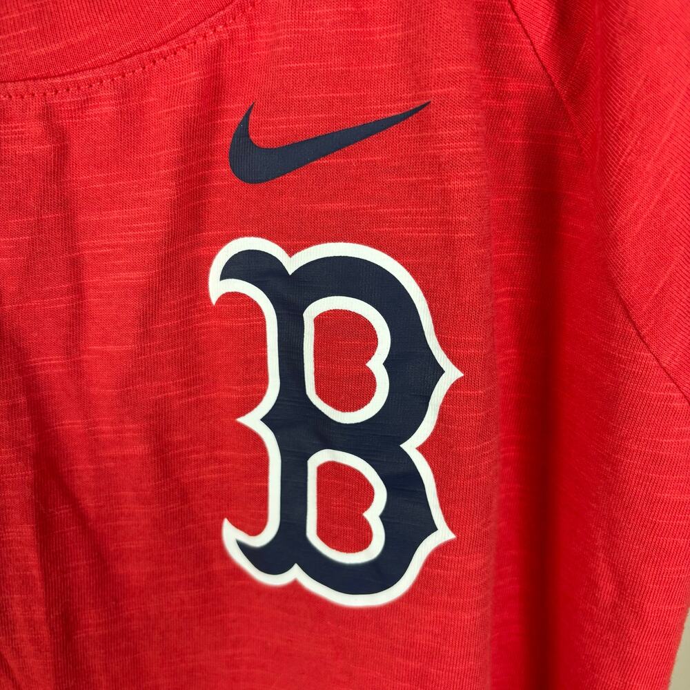 Nike Boston Red Sox MLB Short Sleeve T-Shirt Keyhole back Women's Size XL